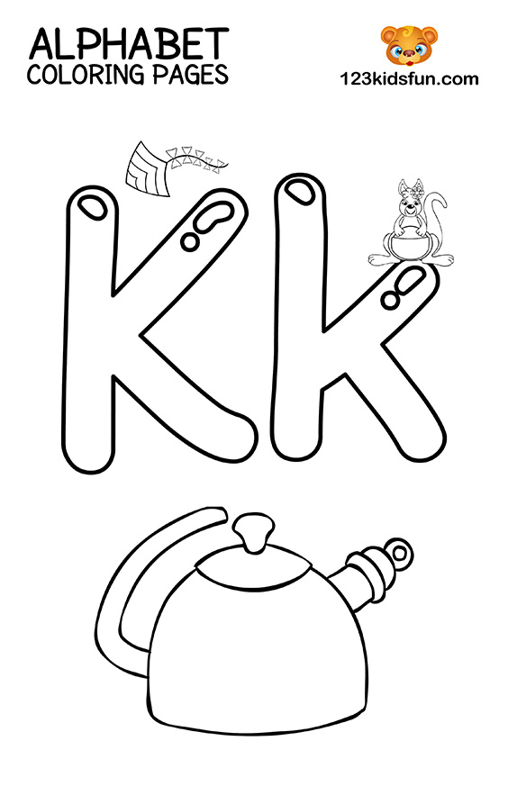 198+ Magical Alphabet Lore K Coloring Pages Printable