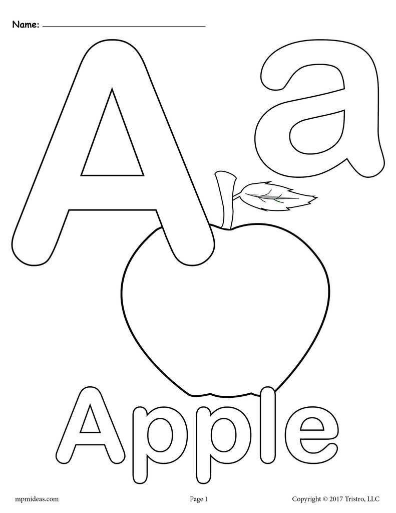 114+ Unique Alphabet Font Coloring Pages Printable