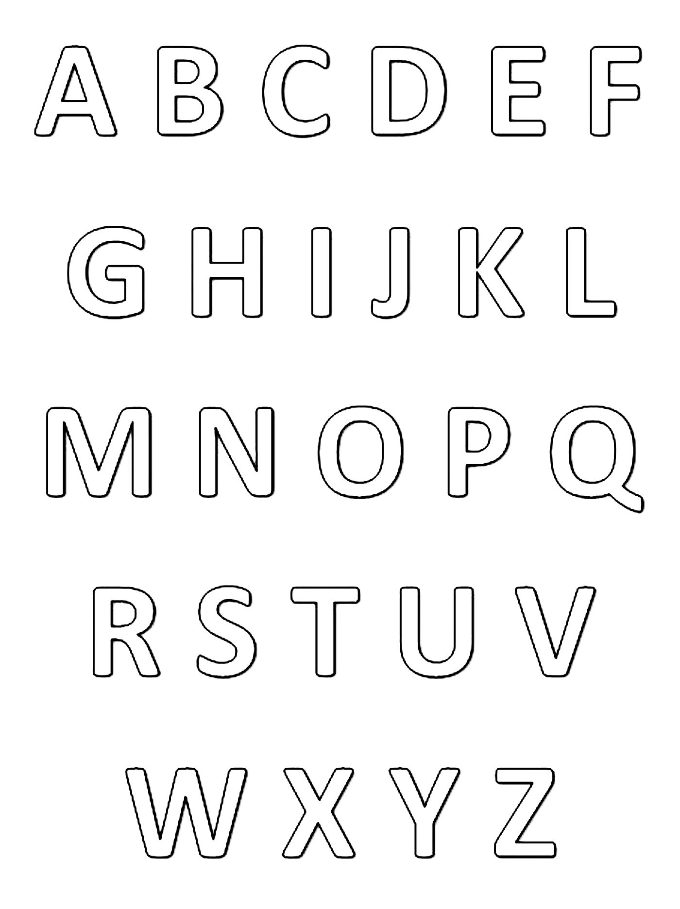 163+ Captivating Alphabet Font Coloring Pages Printable