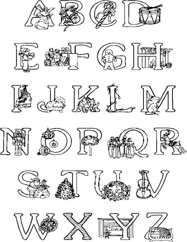 163+ Dazzling Alphabet Font Coloring Pages Printable