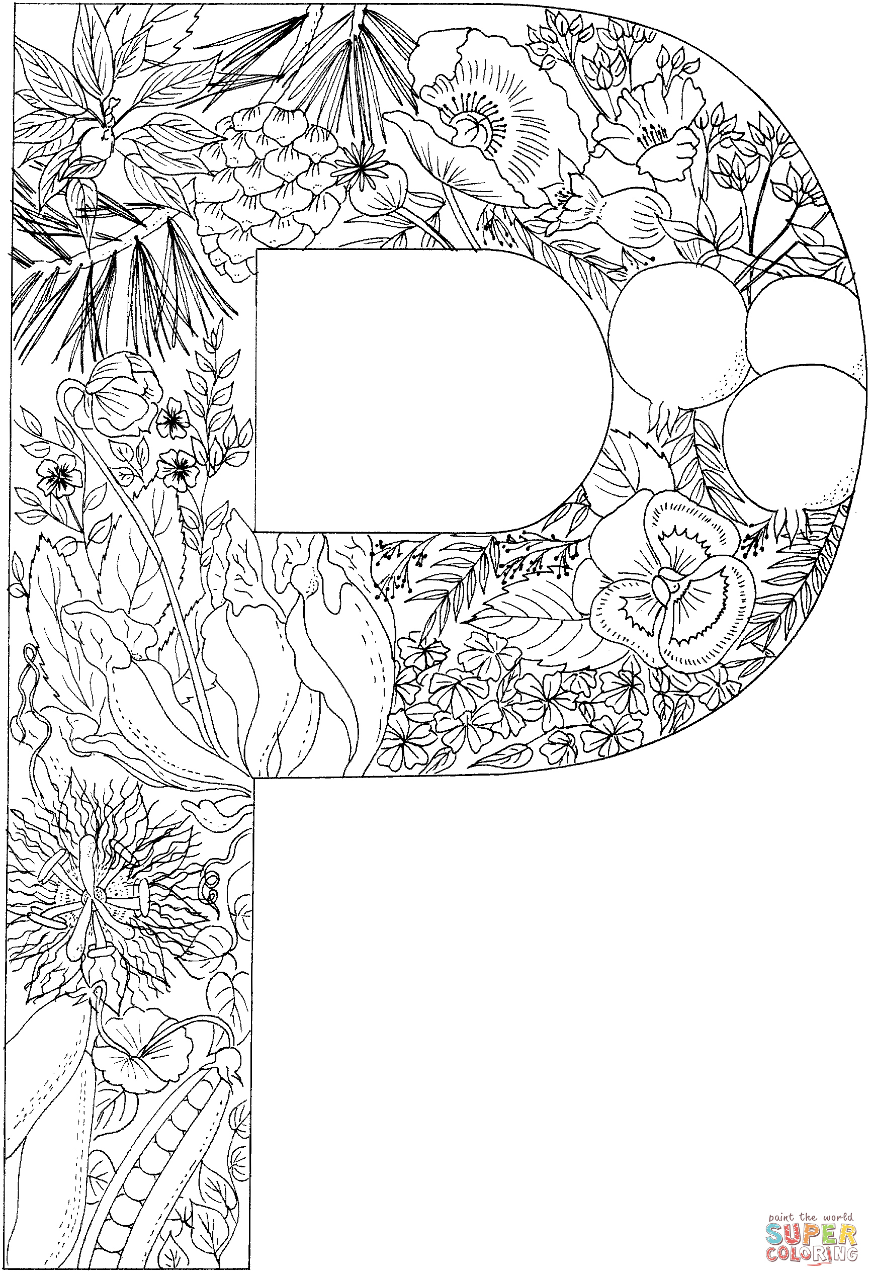 179+ Colorful Alphabet Lore P Coloring Pages Printable