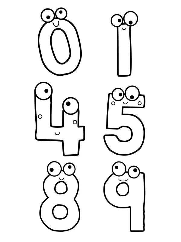 30+ Playful Number Lore Coloring Pages Printable