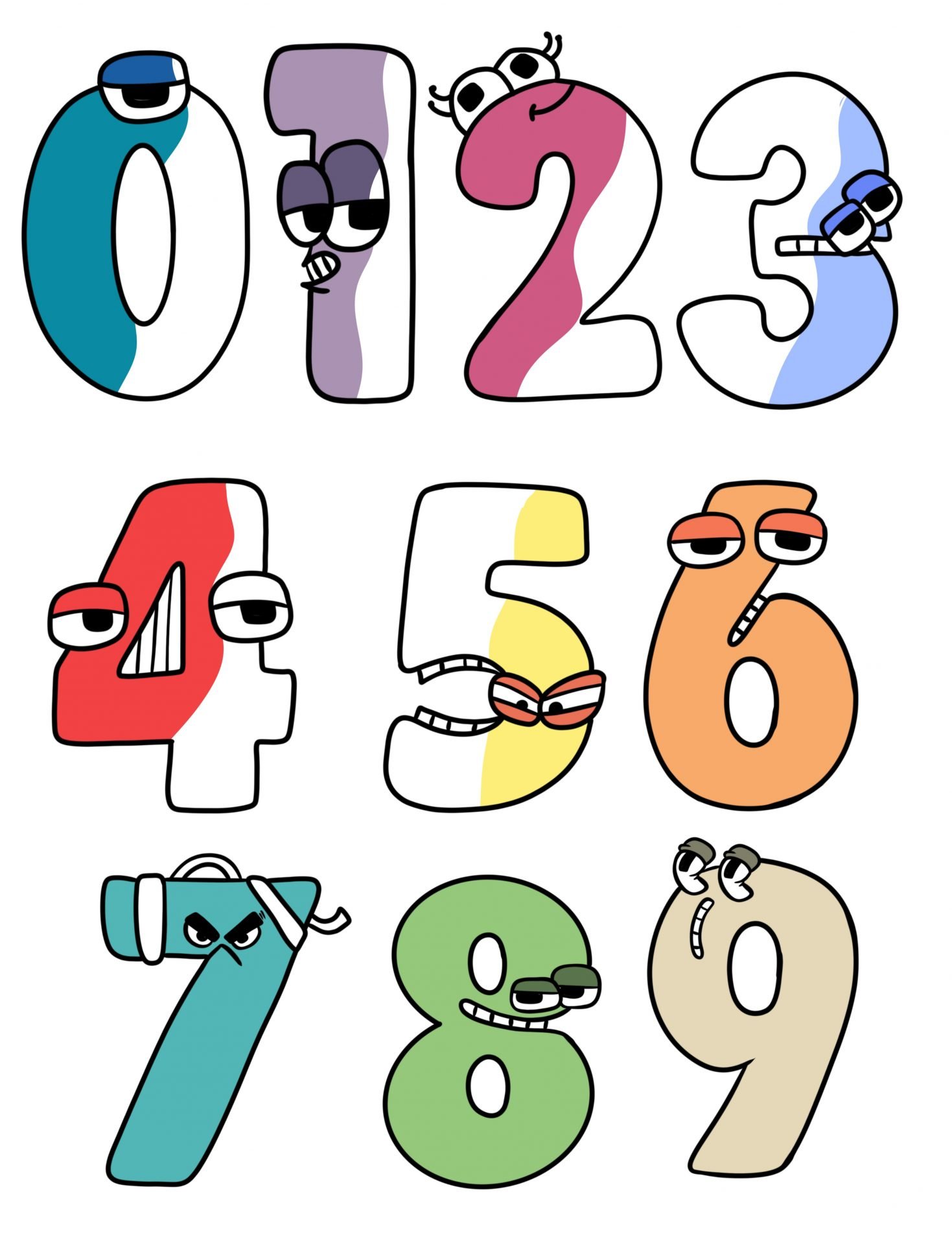 62+ Delightful Number Lore Coloring Pages Printable