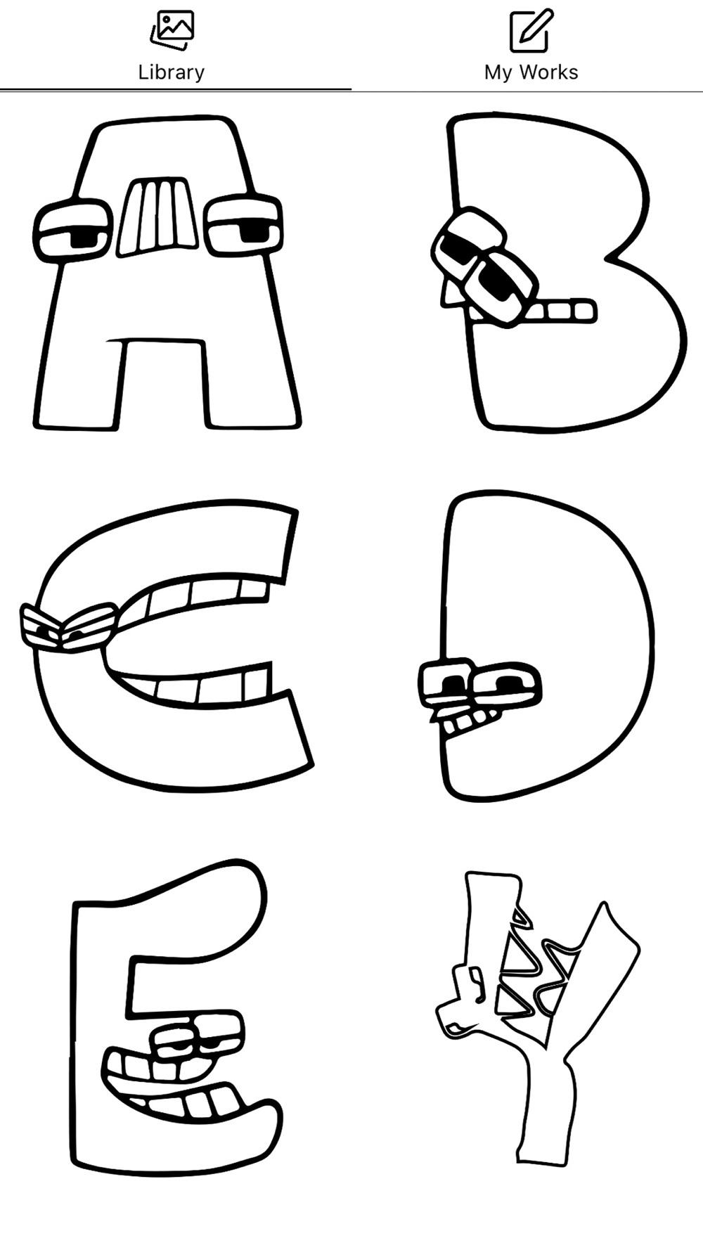 42+ Relaxing Alphabet Lore B Coloring Pages Ideas