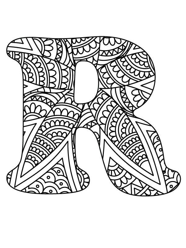 13+ Lovely Alphabet Lore R Coloring Pages Printable