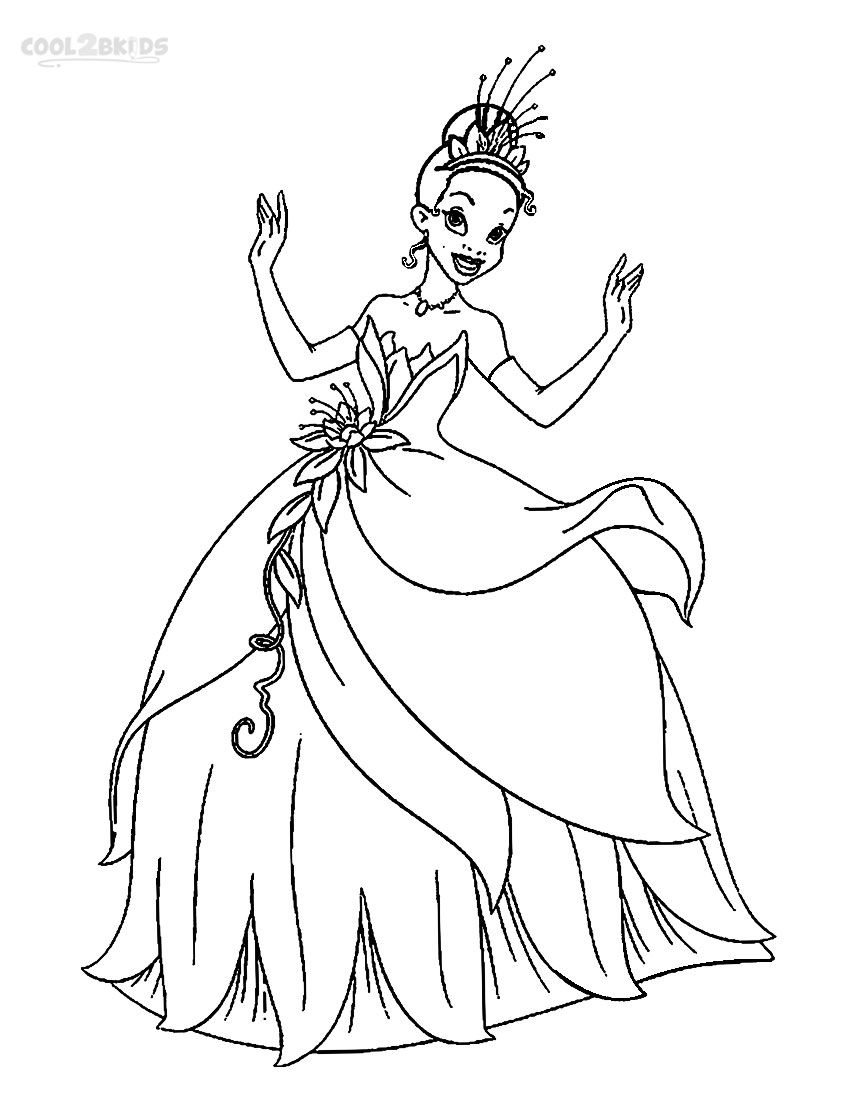 15+ Cute Princess Frog Coloring Pages Printable