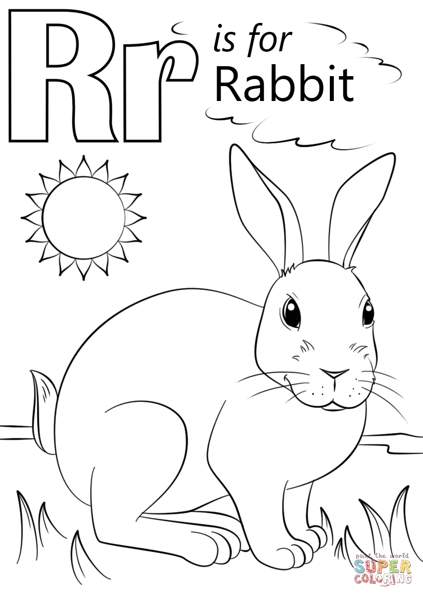 2+ Downloadable Alphabet Lore R Coloring Pages Printable