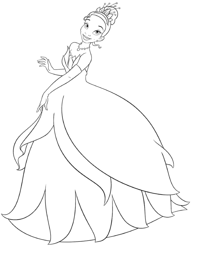 31+ Entertaining Princess Frog Coloring Pages Printable