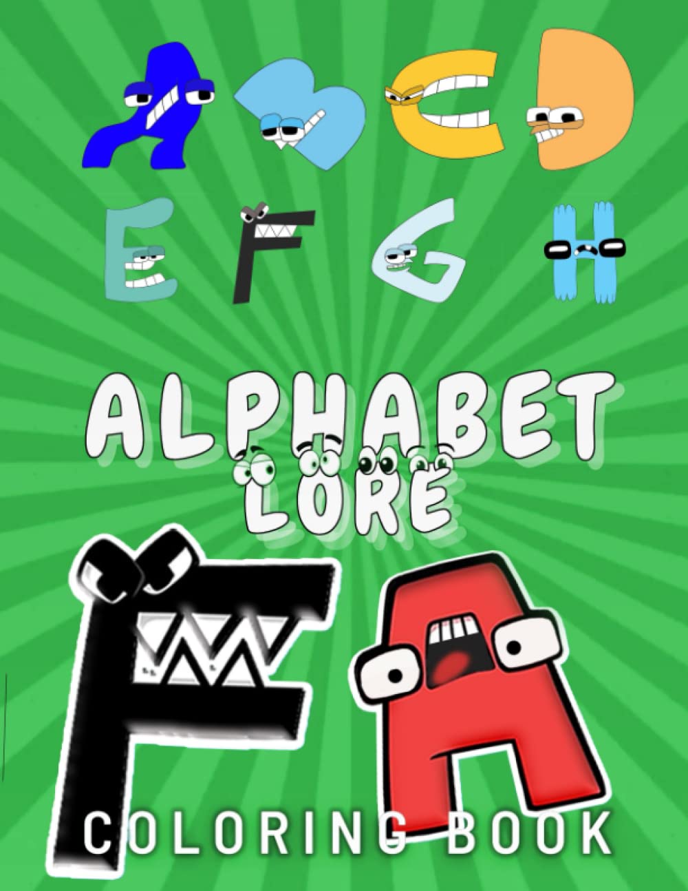 32+ Lovely Alphabet Lore for Kids Coloring Pages Printable