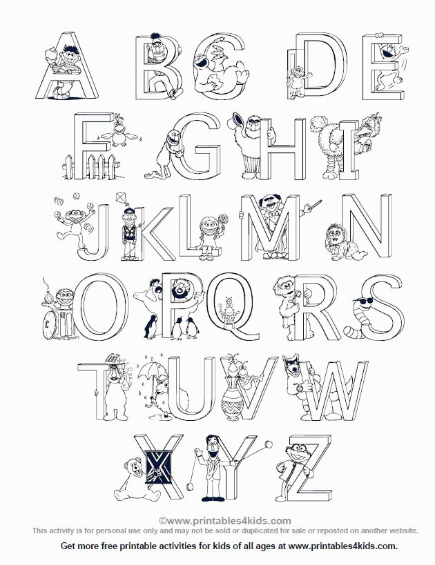 36+ Lovely Alphabet Lore Printable Coloring Pages Printable