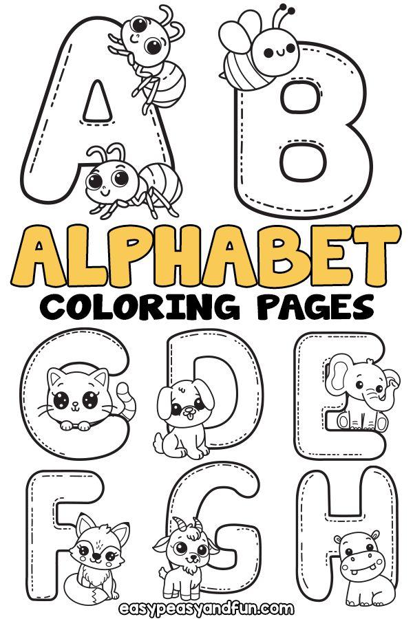 47+ The Best Free Printable ABC Coloring Pages for Kids and Adult