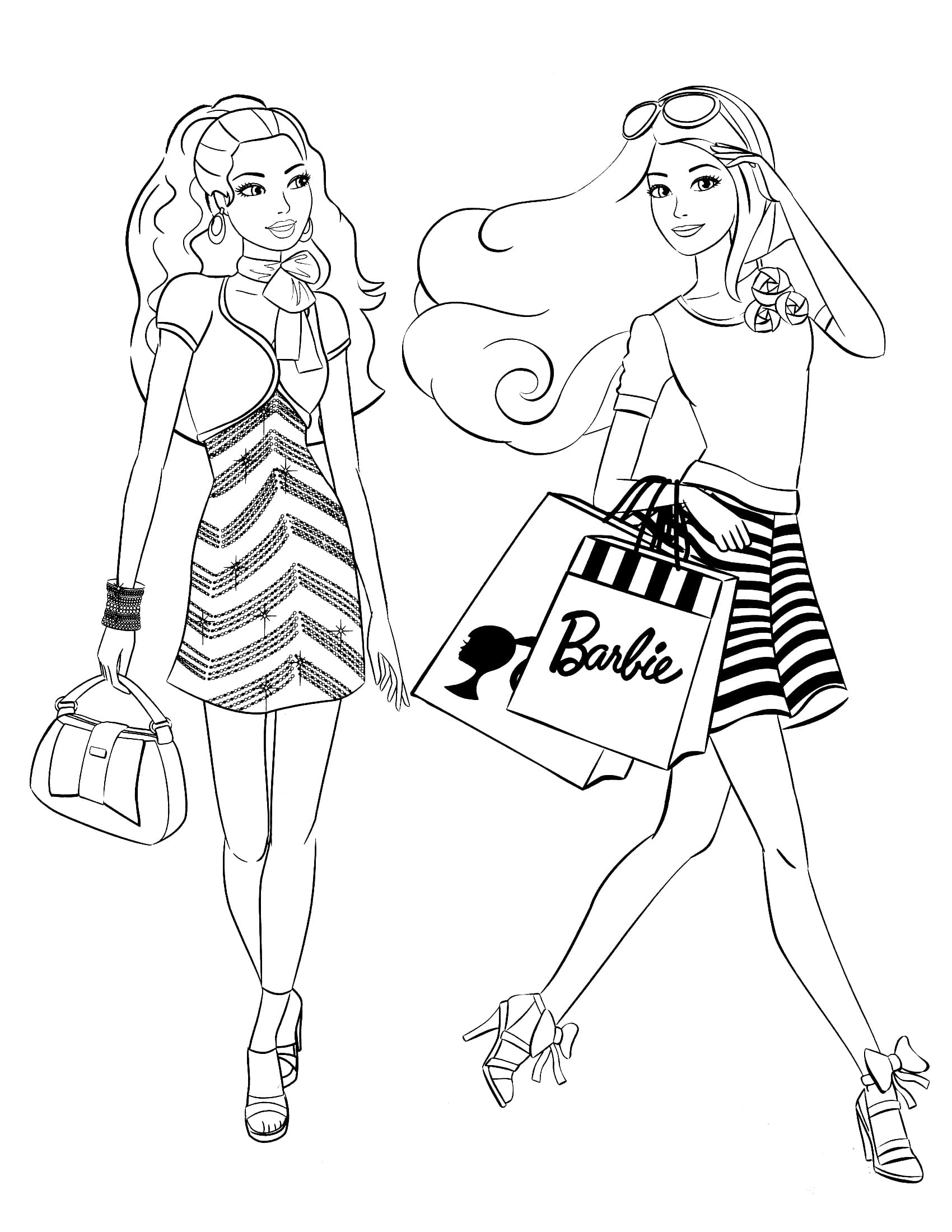 39+ Top Barbie Prom Coloring Pages Printable