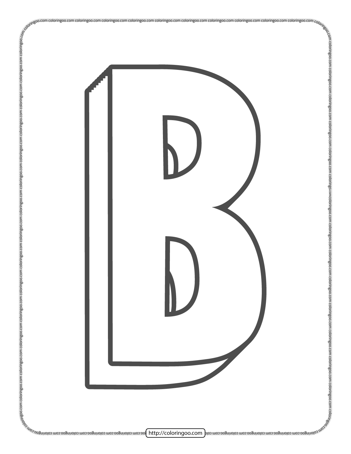 50+ New Alphabet Lore B Coloring Pages Unique