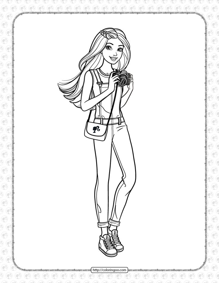 51+ Adorable Barbie Prom Coloring Pages Printable