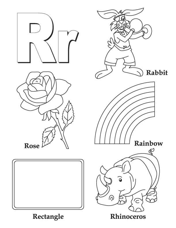 53+ The Best Alphabet Lore R Coloring Pages Printable