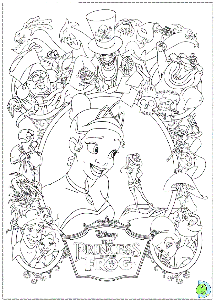 55+ Aesthetic Princess Frog Coloring Pages Printable