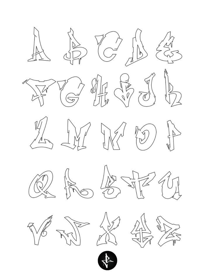 61+ Joyful Graffiti Alphabet Coloring Pages Printable