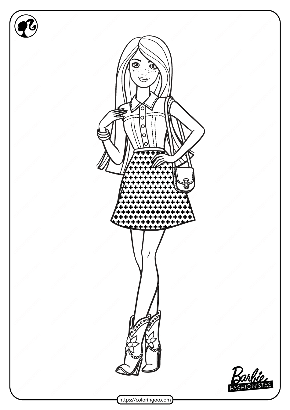 7+ Unique Barbie Prom Coloring Pages Printable