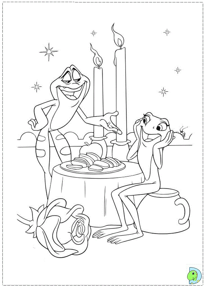 70+ Whimsical Princess Frog Coloring Pages Printable