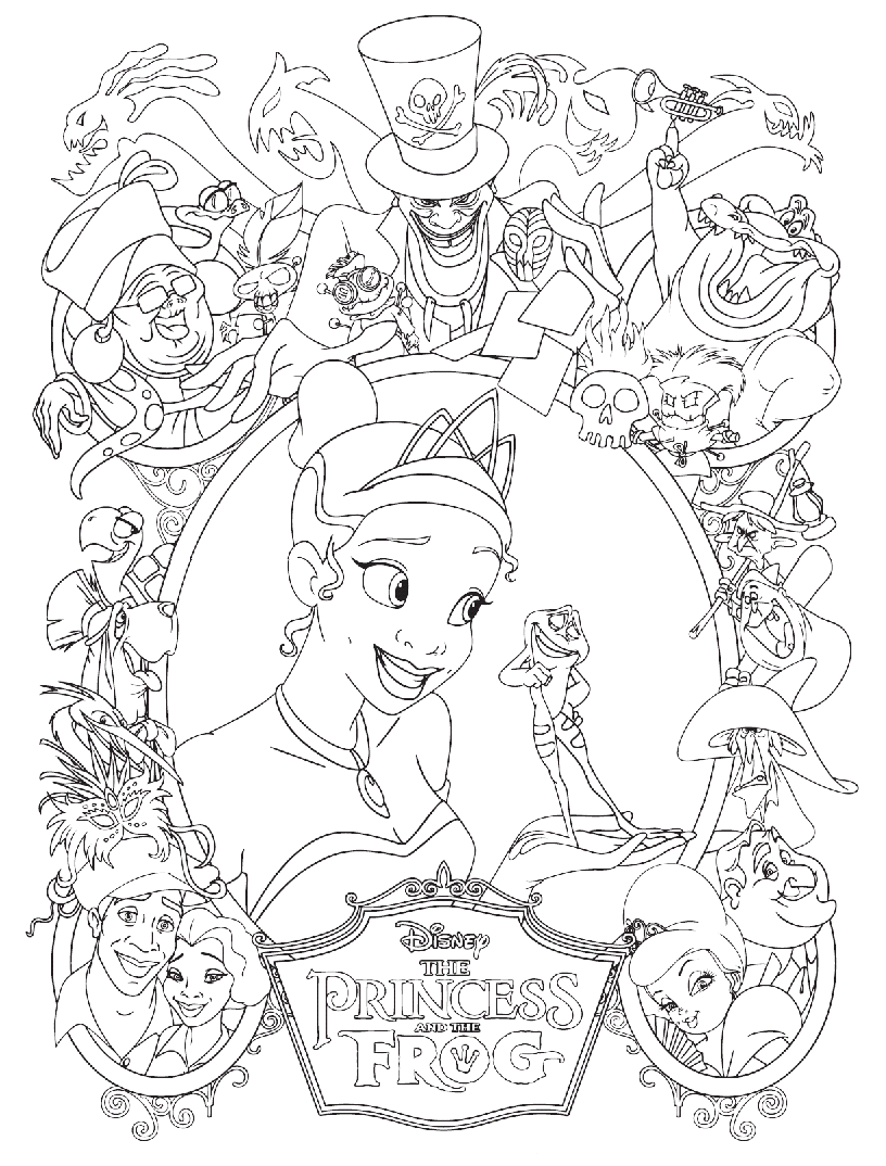 73+ Trendy Princess Frog Coloring Pages Printable