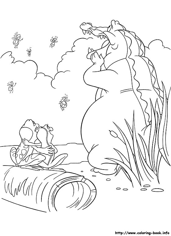 76+ Easy Princess Frog Coloring Pages Printable