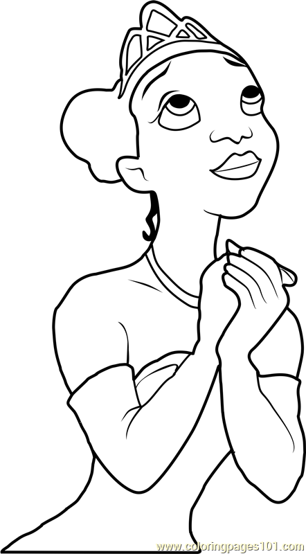 79+ Simple Princess Frog Coloring Pages Printable