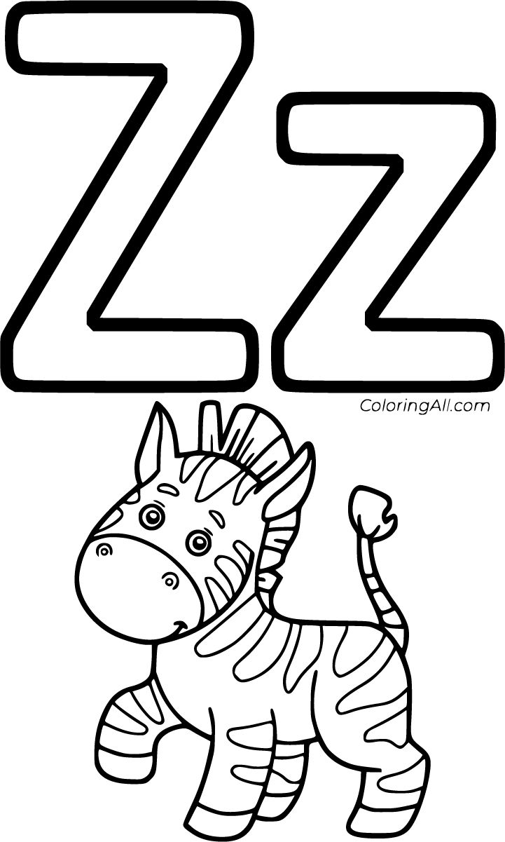 126+ Magical A-Z Alphabet Coloring Pages Printable