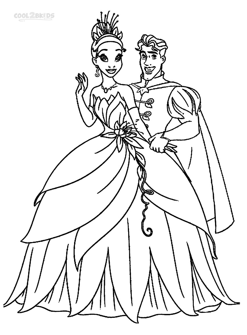 86+ Funtastic Princess Frog Coloring Pages Printable