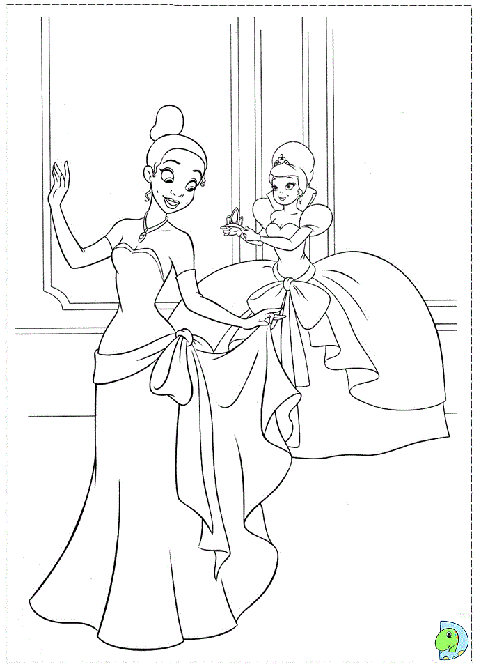 89+ Easy Princess Frog Coloring Pages Printable