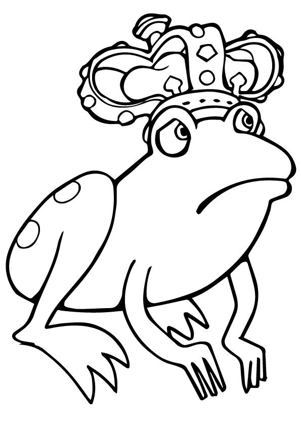 9+ Easy Princess Frog Coloring Pages Printable