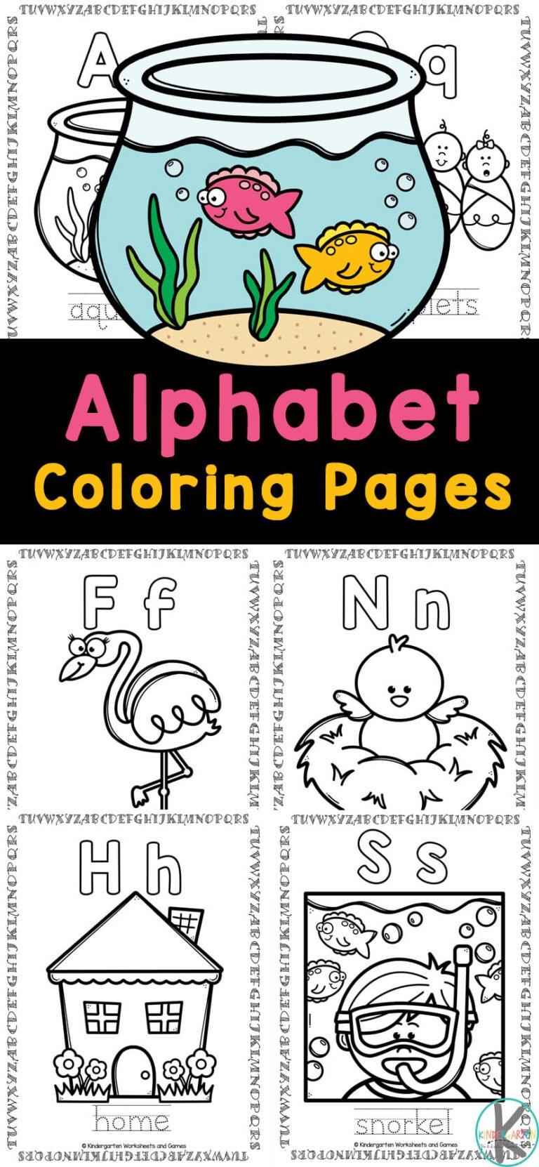 32+ Top Free Printable ABC Coloring Pages for Educational