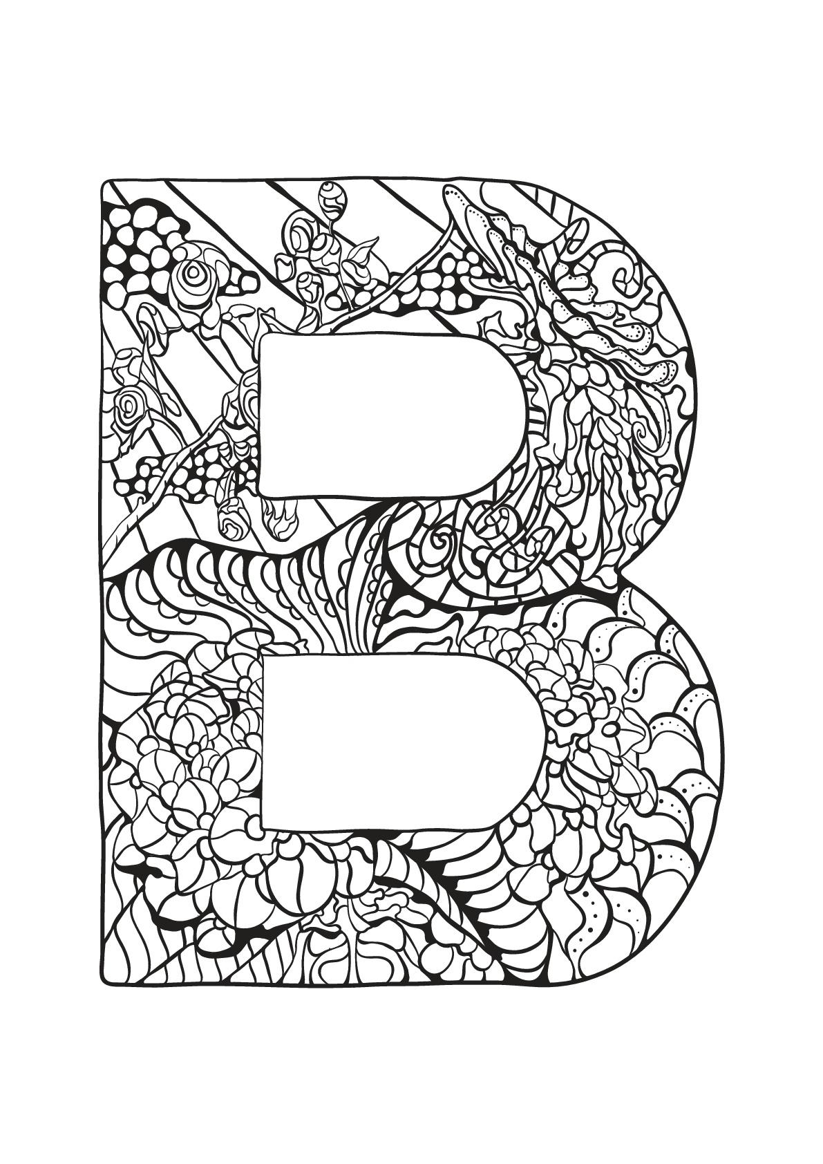 33+ Educational Fun Letter Coloring Pages for Kids and Adult