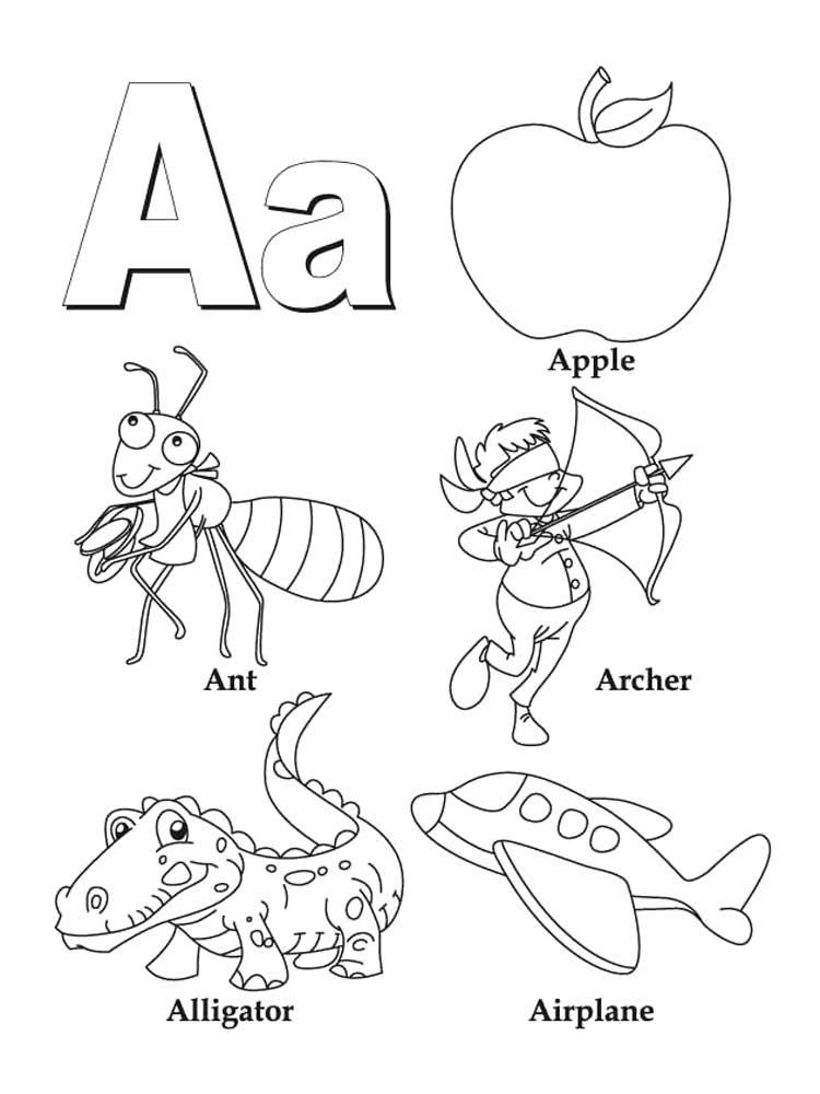 35+ Amazing Fun Letter Coloring Pages Easy