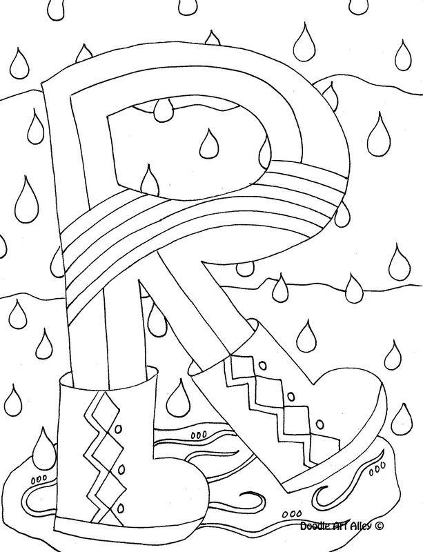 39+ Happy Fun Letter Coloring Pages to Print