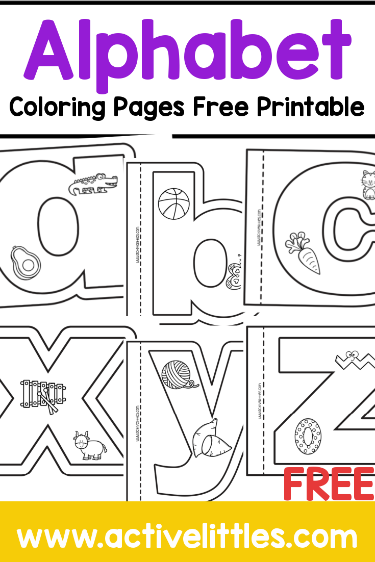 30+ Cheerful Free Printable ABC Coloring Pages PDF Printable