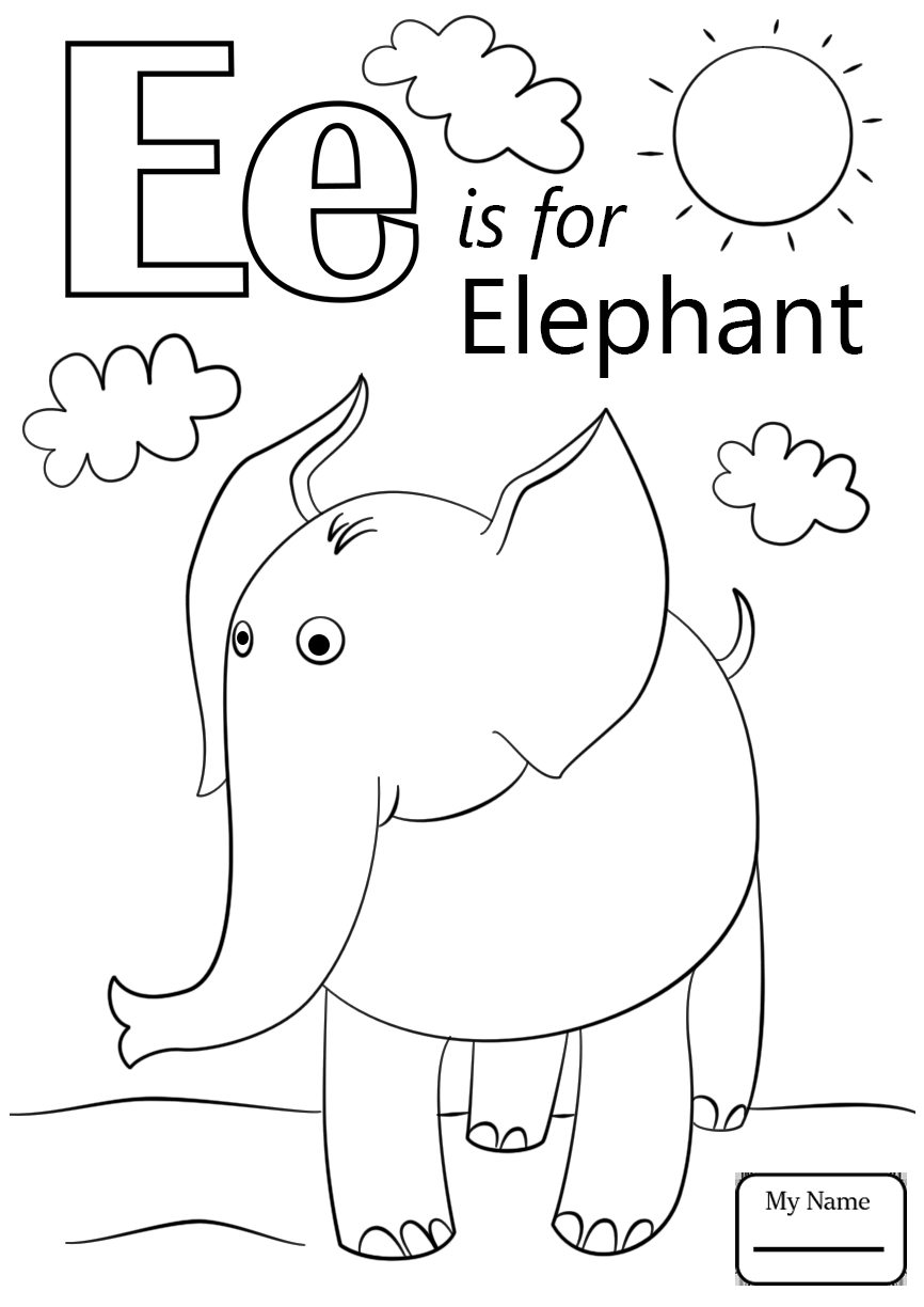 94+ Fantastic Alphabet Lore E Coloring Pages Printable