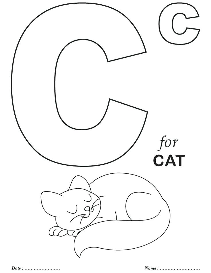 166+ Beautiful A-Z Alphabet Coloring Pages Printable