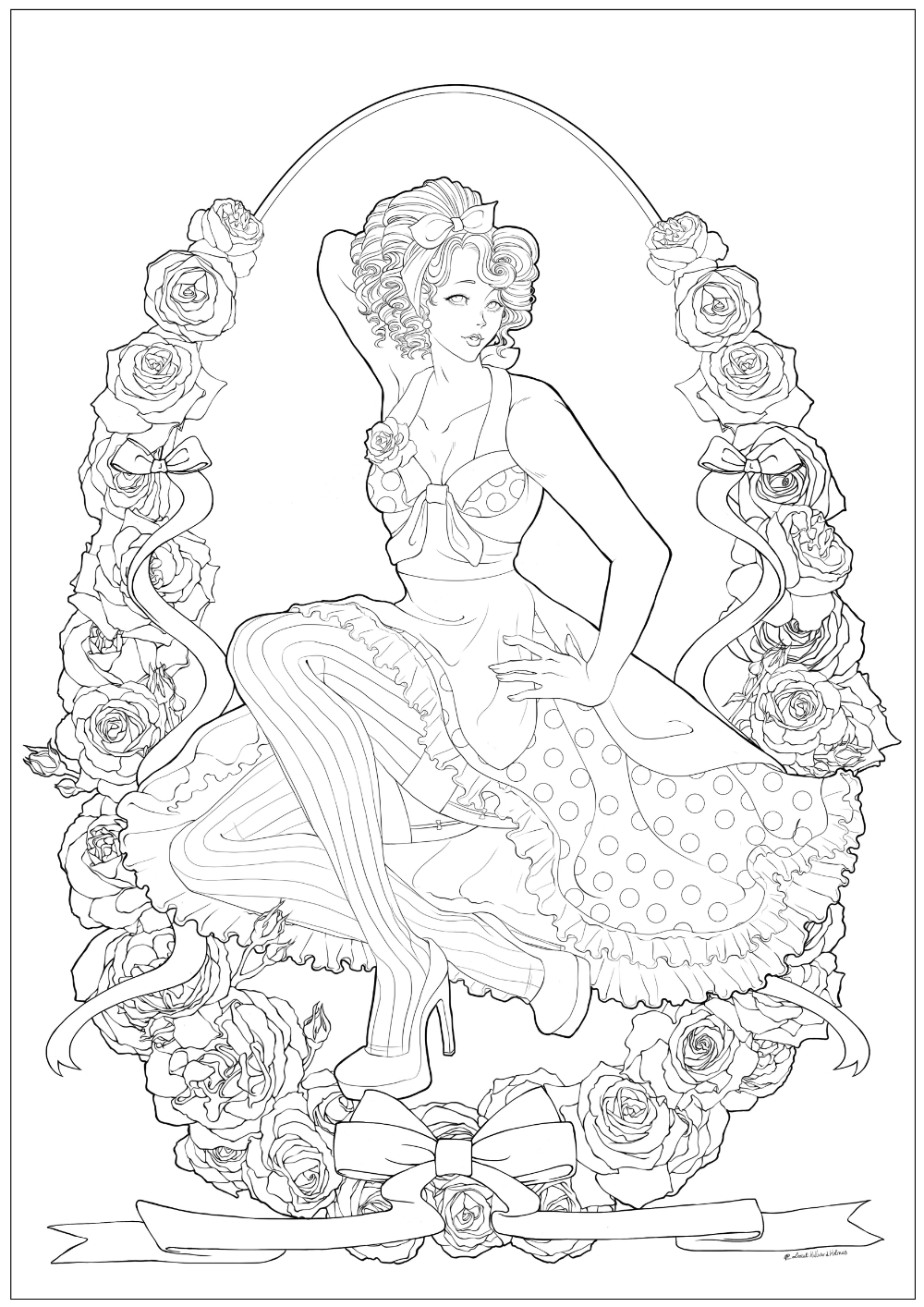 33+ Joyful Vintage Adult Coloring Pages Aesthetic