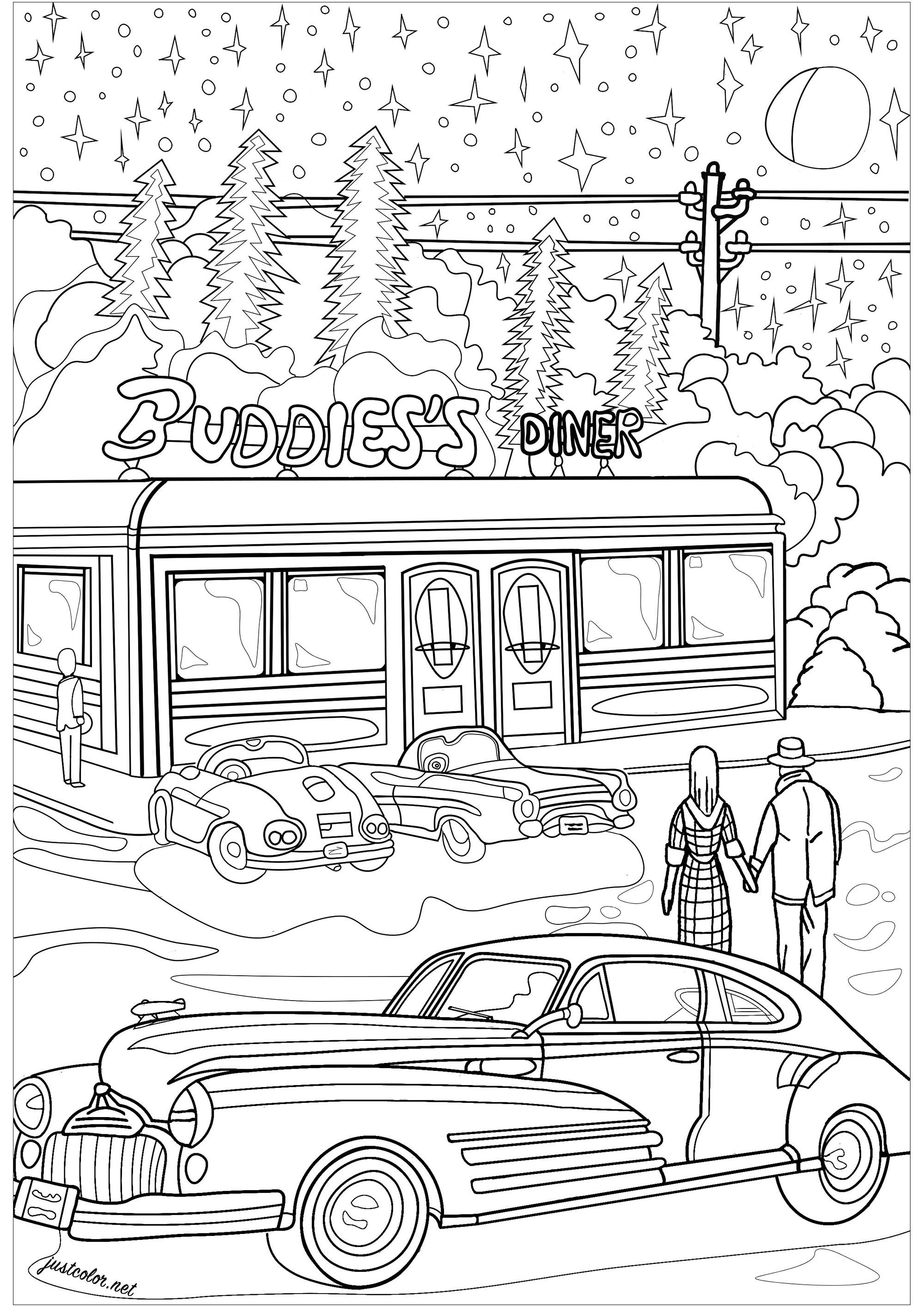 34+ Artistic Vintage Adult Coloring Pages Free Printable