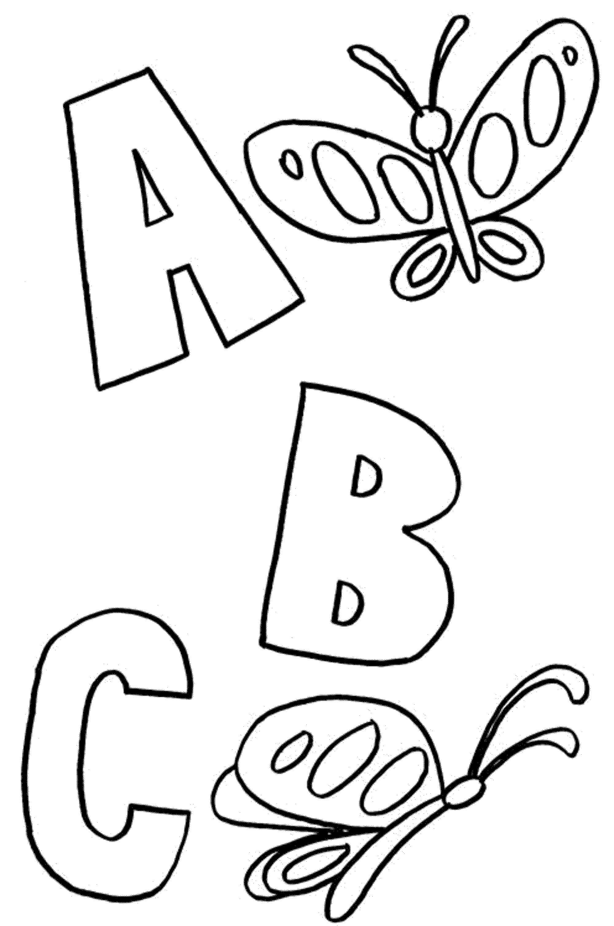 44+ Detailed Free Printable ABC Coloring Pages PDF Printable