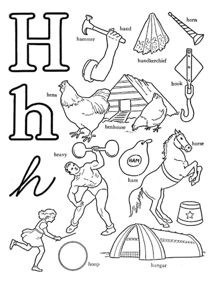 33+ Simple Fun Letter Coloring Pages Easy