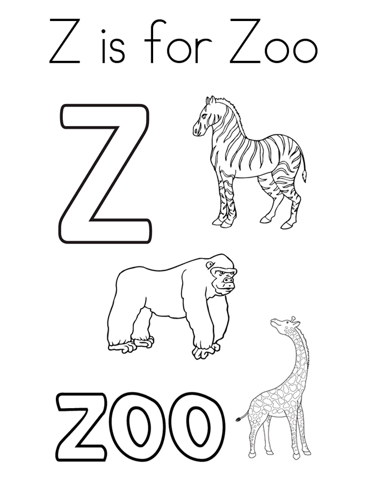 174+ Bright A-Z Alphabet Coloring Pages Printable