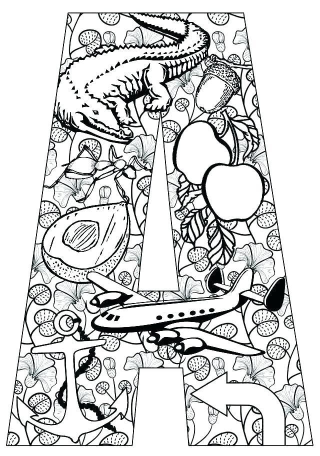 46+ Ultimate Fun Letter Coloring Pages to Print