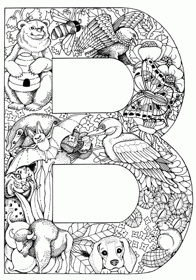 38+ Funtastic Fun Letter Coloring Pages Simple