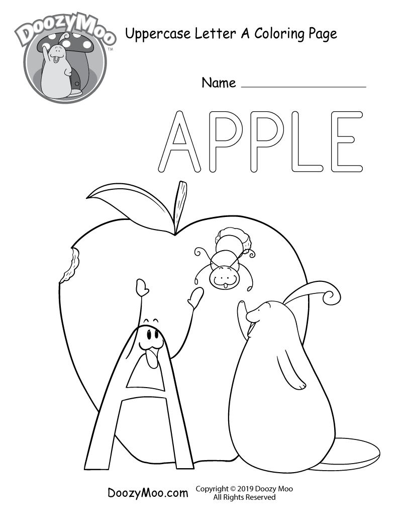 47+ Lovely Free Printable ABC Coloring Pages for Kids and Adult