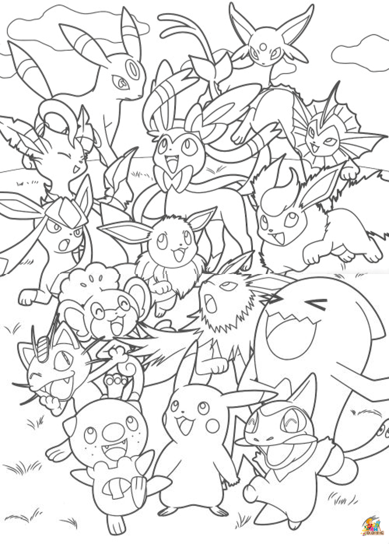 32+ Printable Pokemon Coloring Pages Kids Sheets Printables