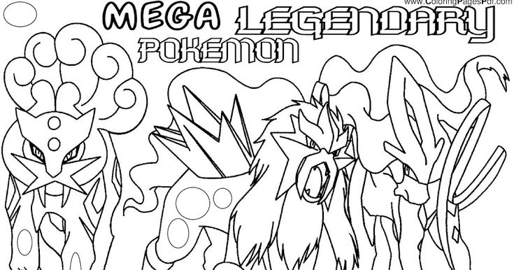 10 Legendary and Mega Legendary Pokémon Coloring Pages for Your Artistic Adventures