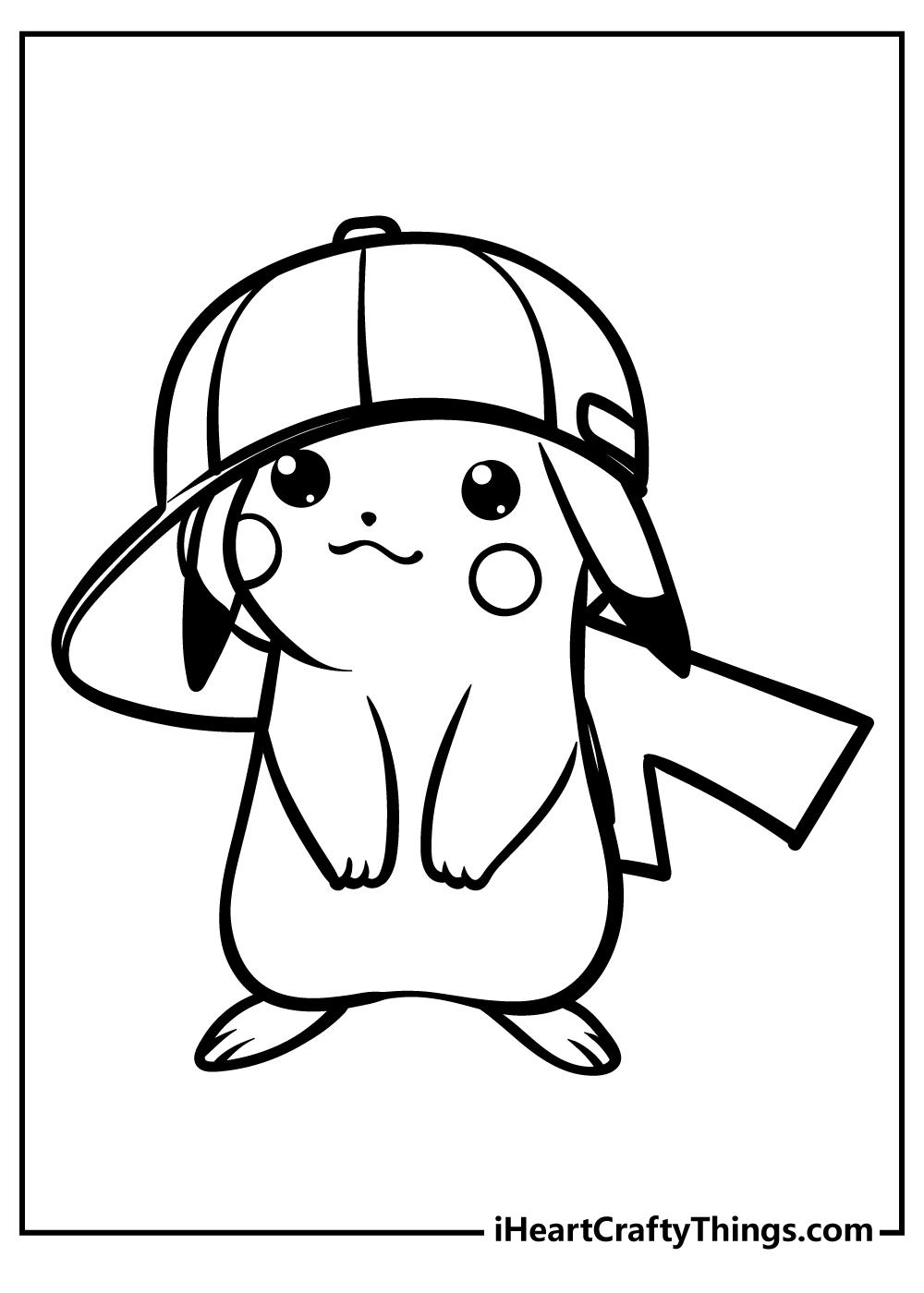 42+ Download Pokemon Coloring Pages Free Printable Pikachu for Adult