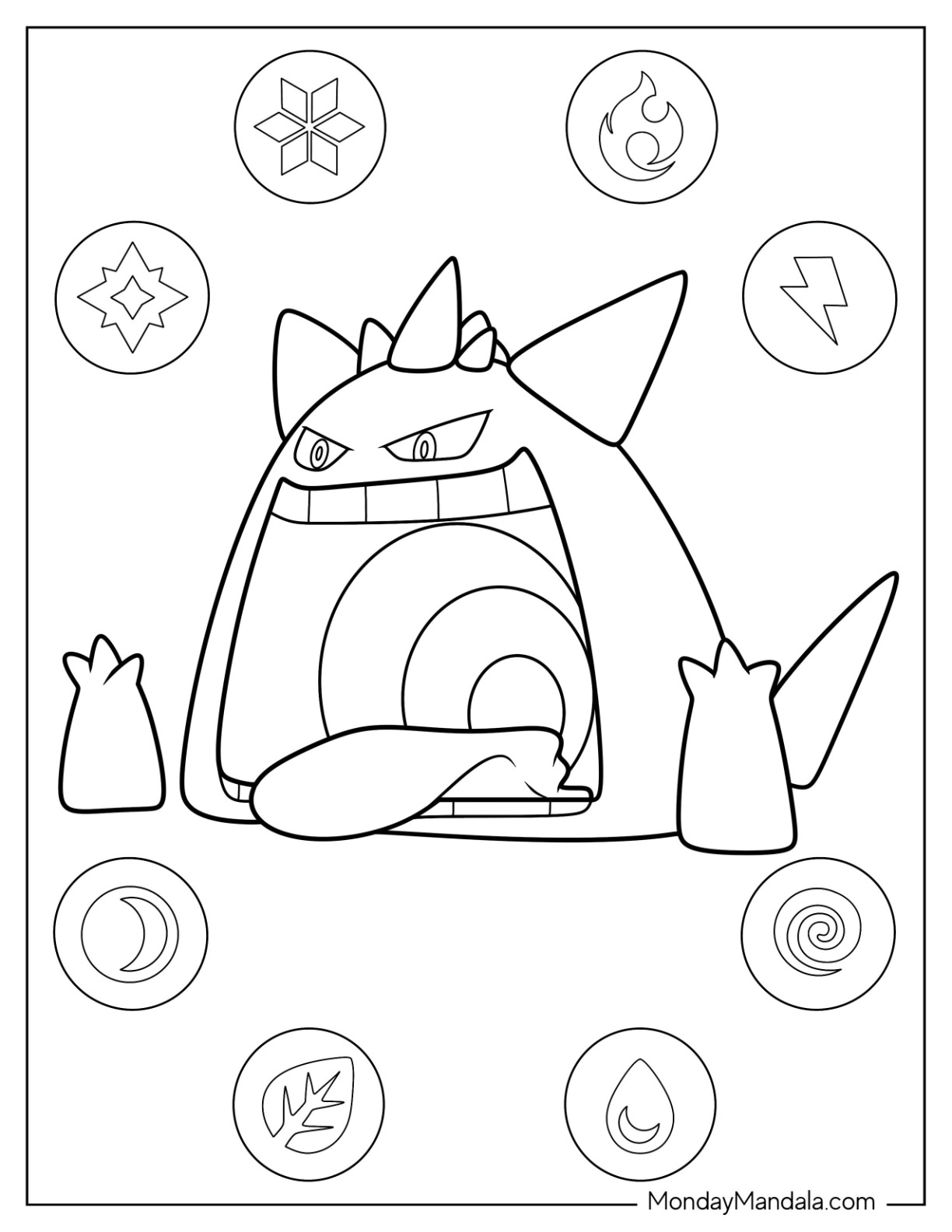 10 Gigantamax Pokemon Coloring Pages 10