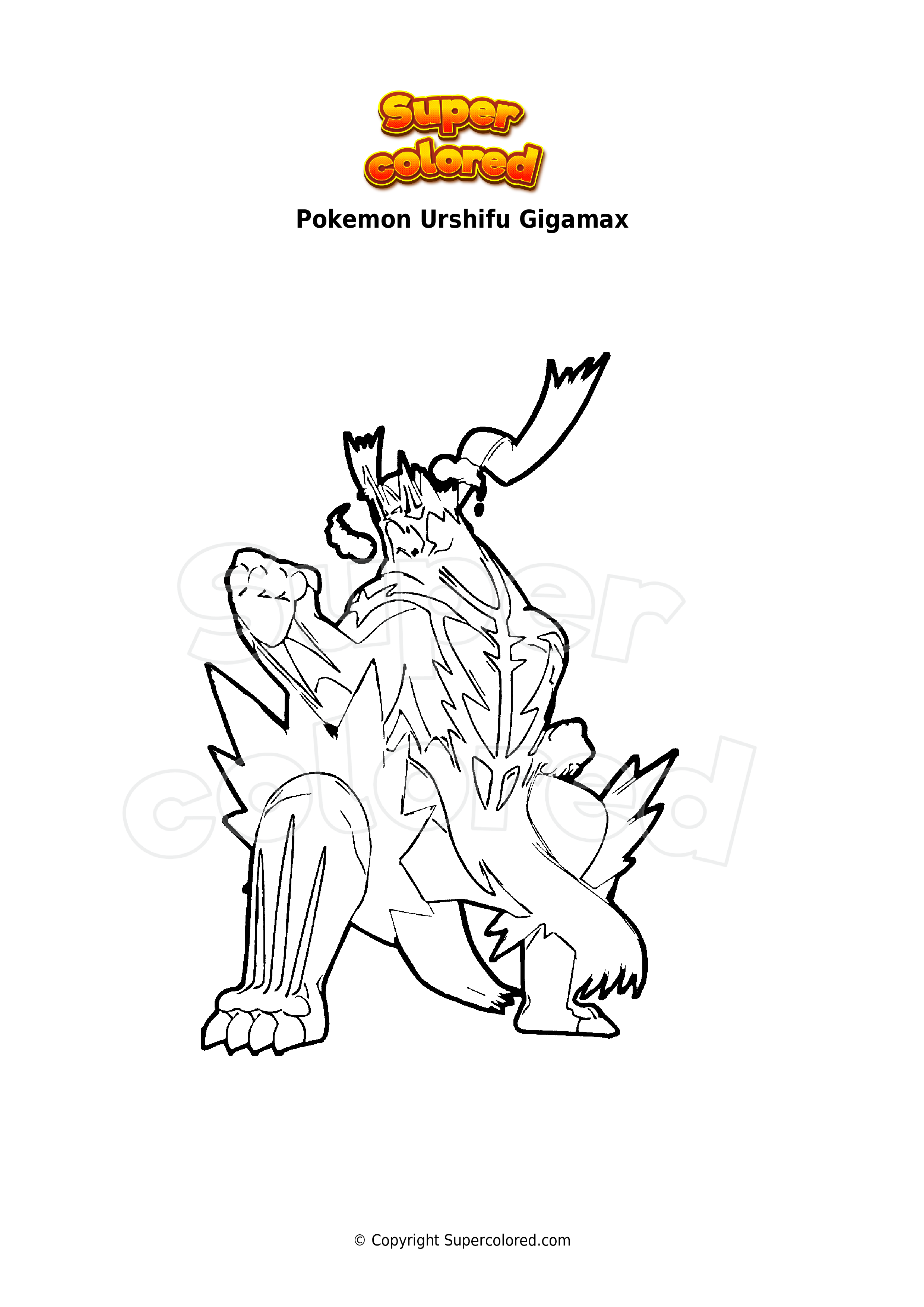 10 Gigantamax Pokemon Coloring Pages 3